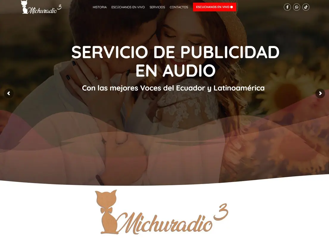 diseño web radio online